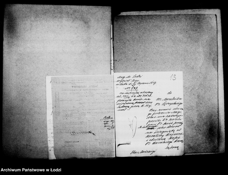 Obraz 13 z jednostki "Akta w przedmiocie awizacji"