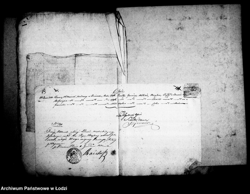 Obraz 20 z jednostki "Akta zawierające świadectwa przesiedleń"