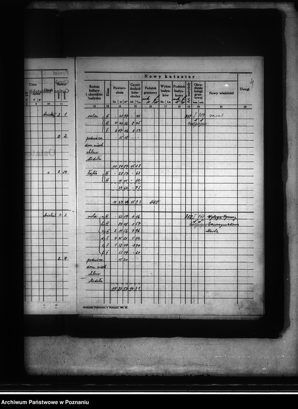 Obraz 8 z jednostki "Ostateczny i tymczasowy rejestr pomiarowy majątku Aniołka powiat kępiński"