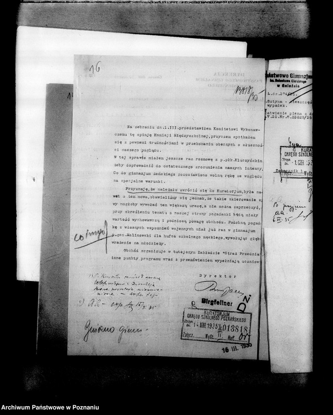 Obraz 18 z jednostki "Państwowe Gimnazjum imienia Bolesława Chrobrego- Gniezno"