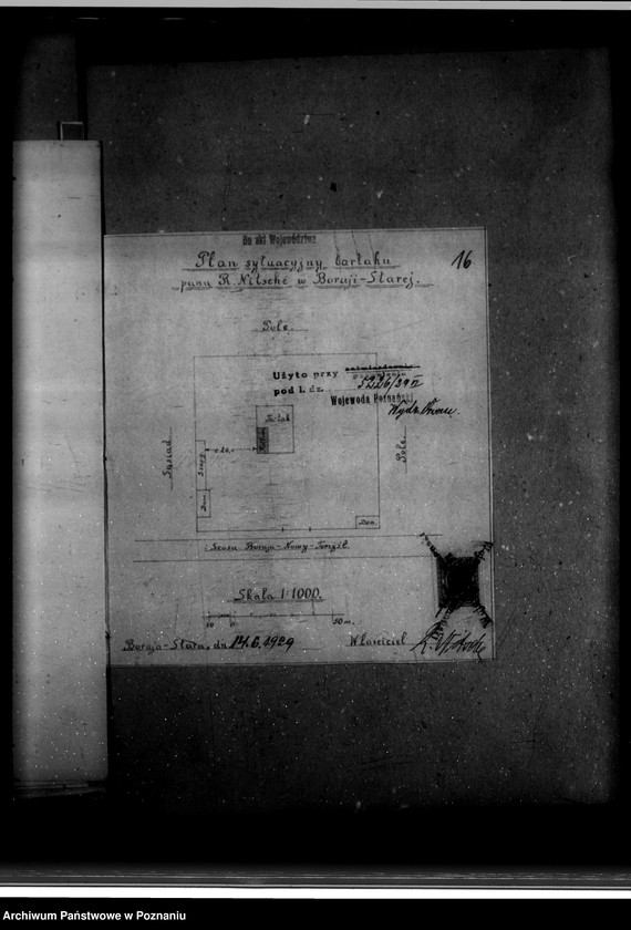 Obraz 20 z jednostki "Tartak R. Nitschego w Boruji Starej powiat wolsztyński nr woj. 6050 pop. własność Landwirtschaftliche Zentral-Genossenschaft Międzychód"