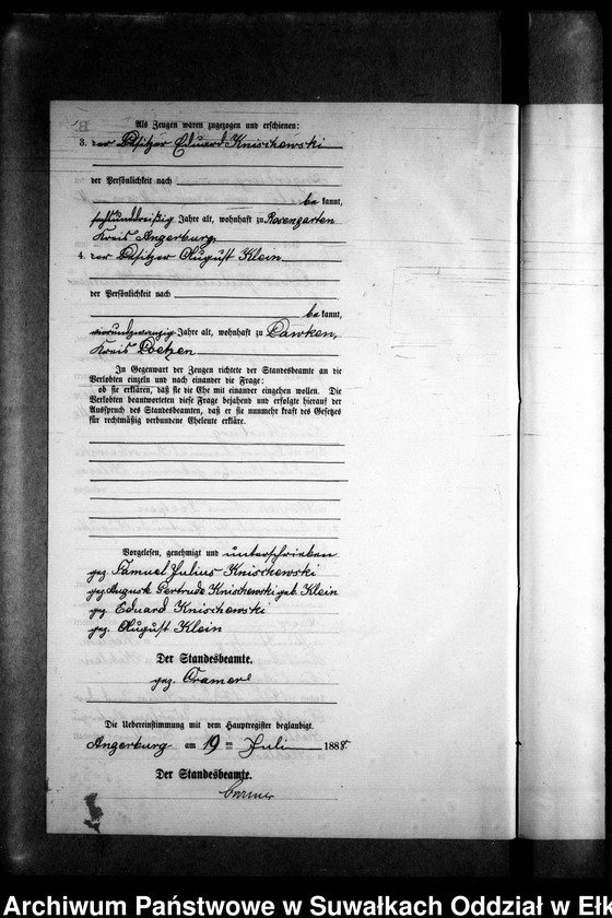 image.from.unit.number "Heiraths-Neben-Register des Preussischen Standes-Amtes Kehlen Kreis Angerburg"