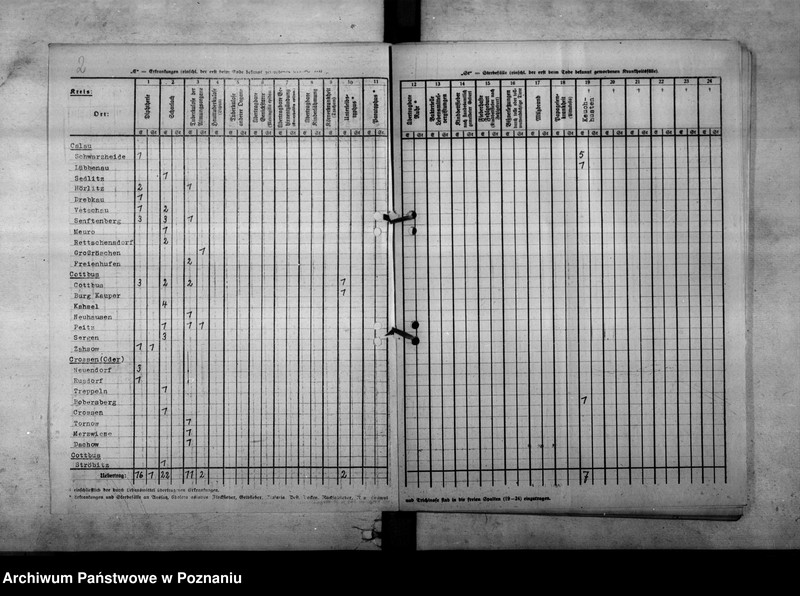 Obraz 6 z jednostki "Nachweisungen der Fälle von übertragbaren Krankheiten"