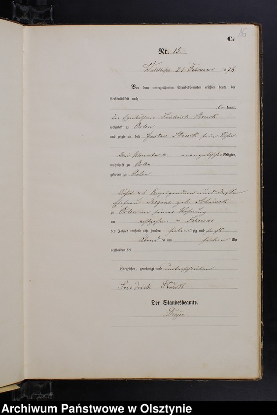 image.from.unit.number "Sterbe-Haupt-Register Nr 1 - 85"