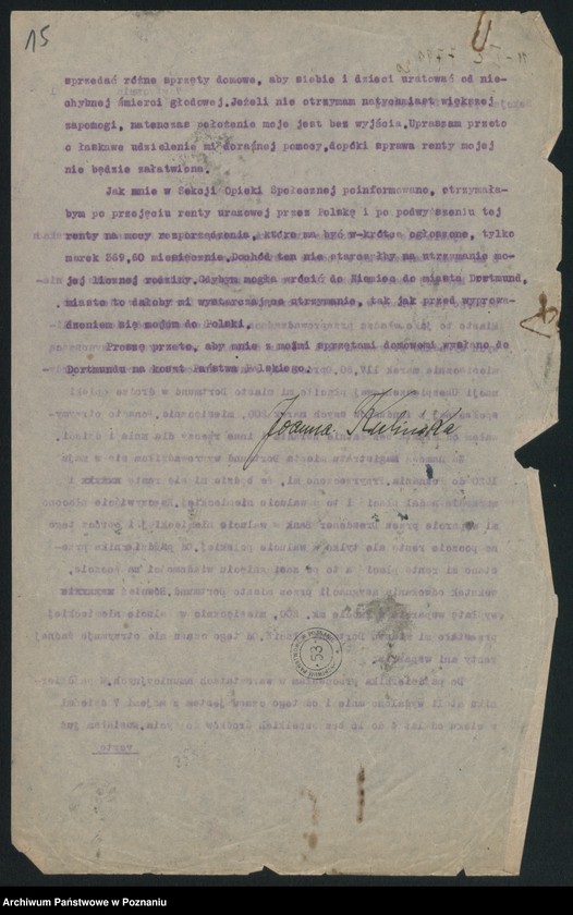 Obraz 17 z jednostki "Regibauversicherung der Stadt Dortmund [odwołanie do Ministerstwa]"