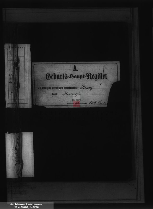 Obraz 3 z jednostki "Geburts-Haupt-Register"