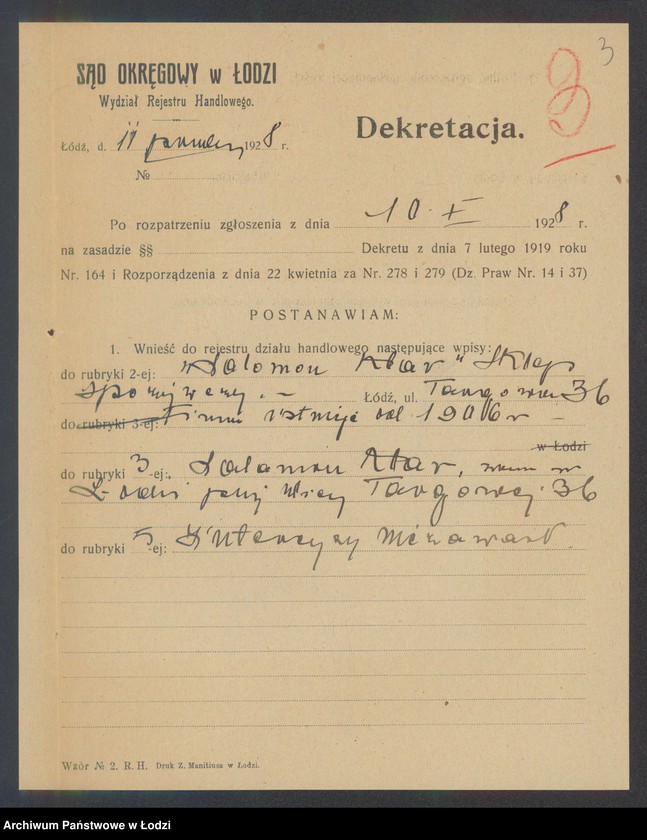 Obraz 5 z jednostki "Salomon Klar – sklep spożywczy"