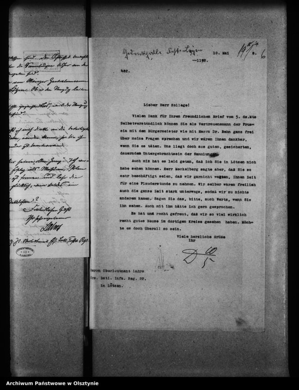 image.from.unit.number "Lötzen, Gedenkhalle, Feste Boyen"