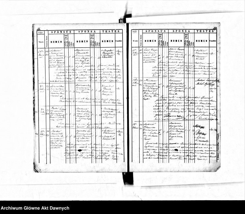 image.from.unit.number "Parafia: Łoszniów. Dekanat: Trembowla. Księga metrykalna ślubów dla wsi Łoszniów."