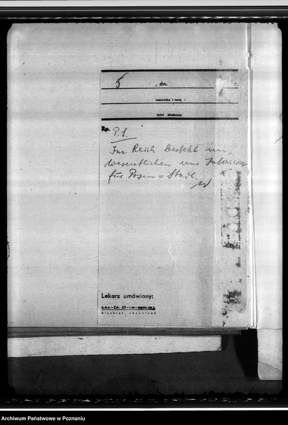 Obraz 10 z jednostki "Notdienstverpflichtung der Apotheker"