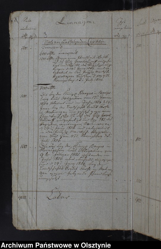 image.from.unit.number "Jahr Kirchen Rechnung der Silberbachschen Kirche aller Einnahme und Ausgabe wie auch Bau-Rechnung"