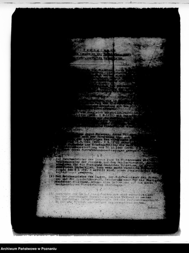 Obraz 9 z jednostki "Verordnung über den Ausgleich von Rechtsansprüchen"