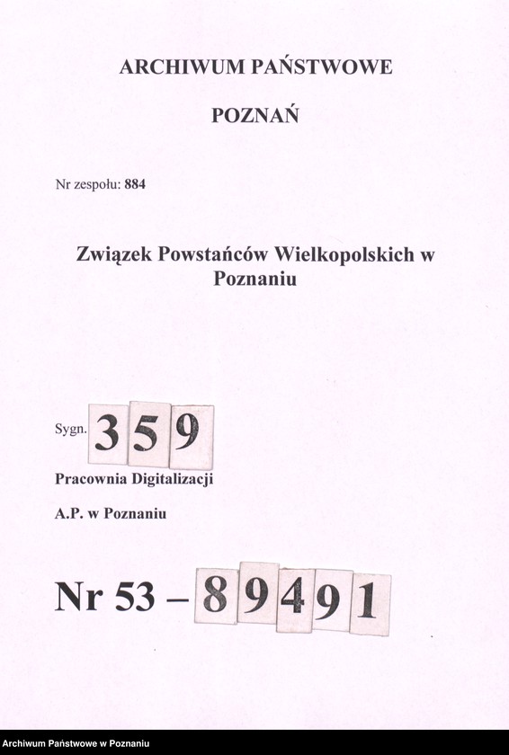 Obraz 1 z jednostki "Żabikowo - akta koła."