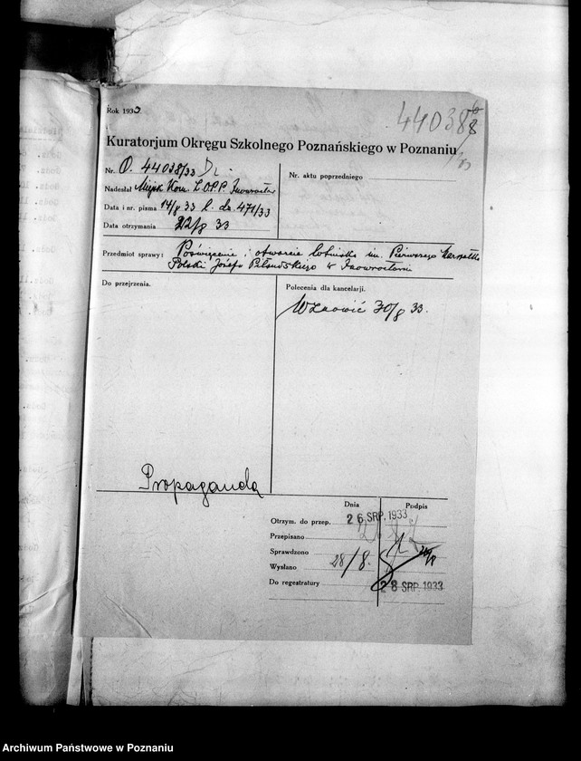 Obraz 12 z jednostki "Propaganda- akta ogólne"