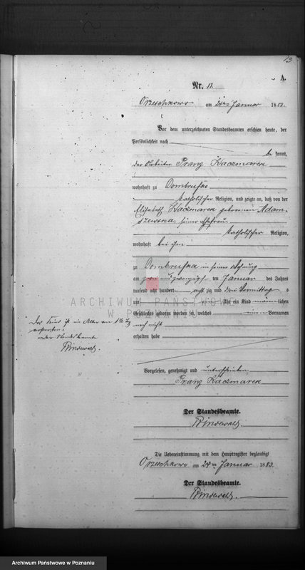 Obraz 15 z jednostki "Księga urodzeń"