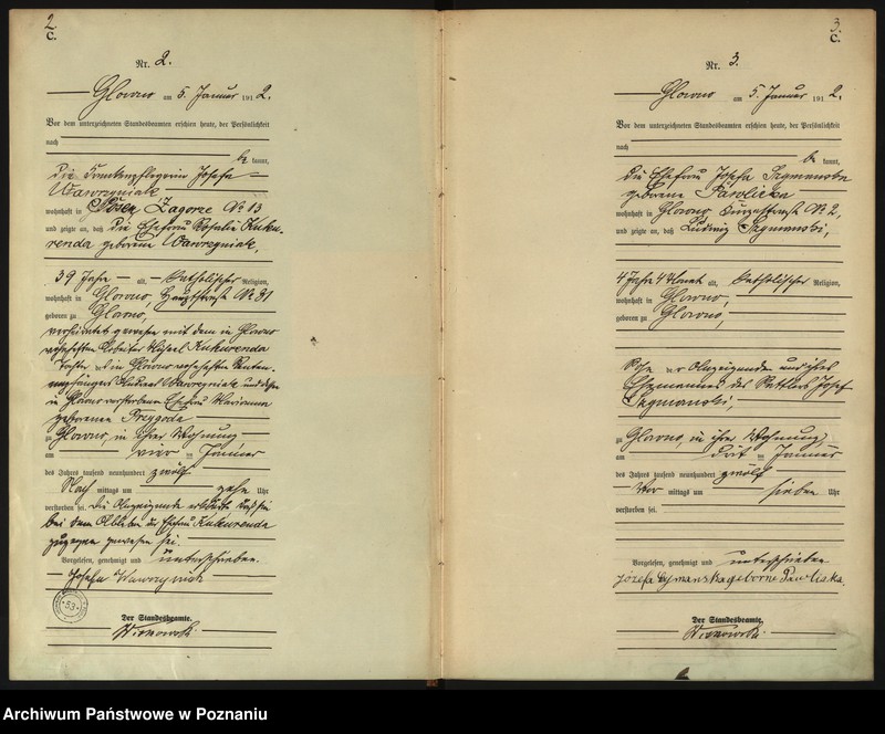 Obraz 4 z jednostki "Księga miejscowa zgonów [Rejestr główny zgonów]"