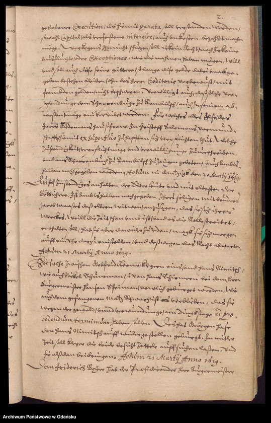 image.from.unit.number "H. Burgerm. Eckard von Kempen Praesidirende Ambtbuch vom [20.III.1619-28.III.1620] Nach hierin etzliche sachen, so in abwesenheit des H. Bürgerm. Valentin von Bodeck vorgelauffen [13.IV.-25.IV.1619] /2 indeksy/"