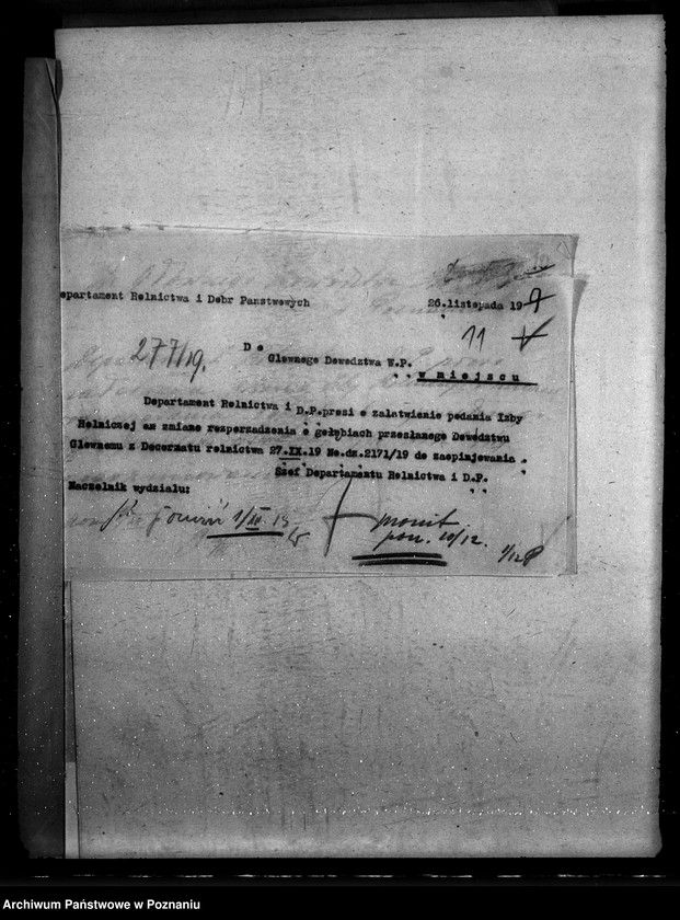 Obraz 15 z jednostki "Sprawy szczegółowo-administracyjne Wielkopolska Izba Rolnicza"