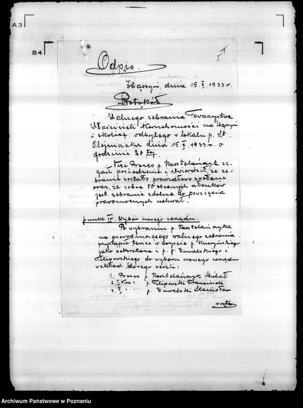 Obraz 9 z jednostki "/Towarzystwo Właścicieli Realności w Zbąszyniu/"