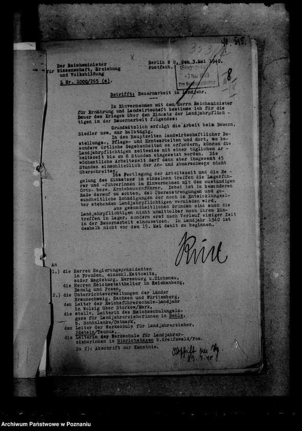 Obraz 12 z jednostki "Arbeitspläne im Landjahrlager"