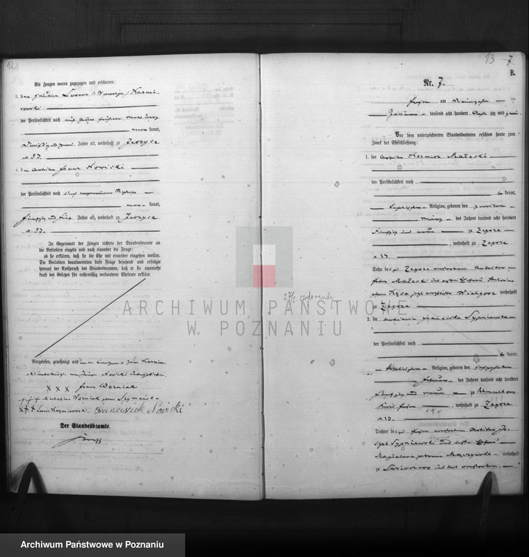 Obraz 8 z jednostki "Księga małżeństw"