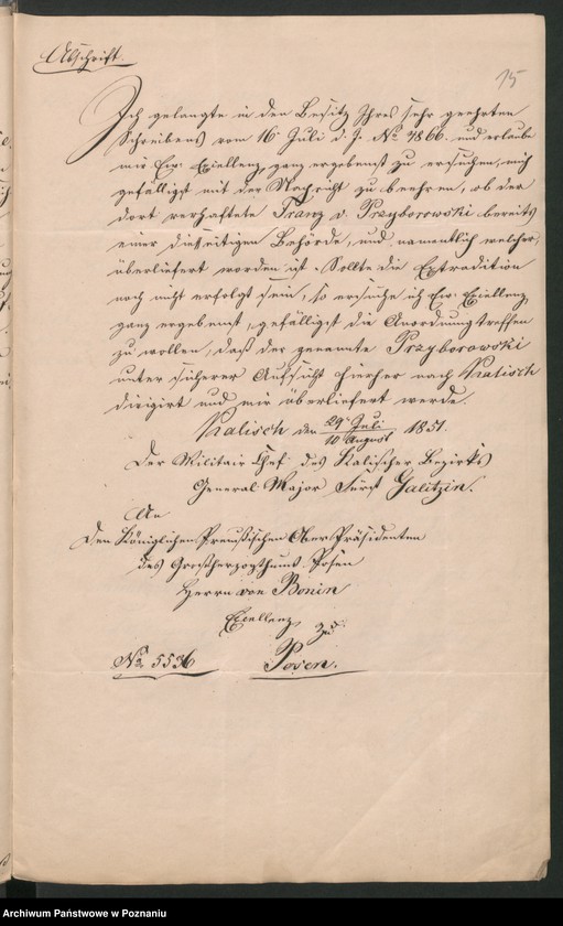 Obraz 19 z jednostki "A. betr. Franz von Przyborowski"