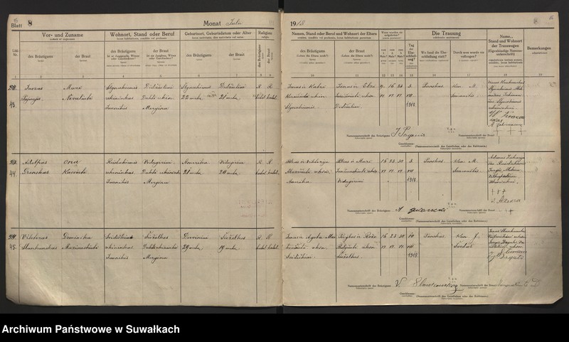 image.from.unit.number "[Księga akt małżeństw parafii rzymskokatolickiej w Puńsku z lat 1918-1921]"