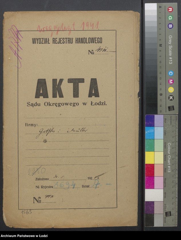 Obraz 2 z jednostki "Joel Gulglas, Mosyek Chil Miller- handel towarami galanteryjnymi"