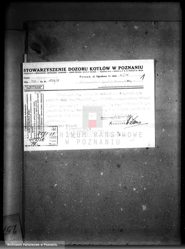 Obraz 5 z jednostki "Tartak parowy Emil Woltmann i Ska. w Rogoźnie pow. obornicki nr woj. kotła 2518"