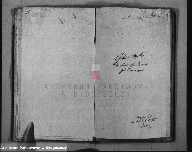 image.from.team "Akta metrykalne żydowskiej gminy wyznaniowej w Kwieciszewie pow. Mogilno"