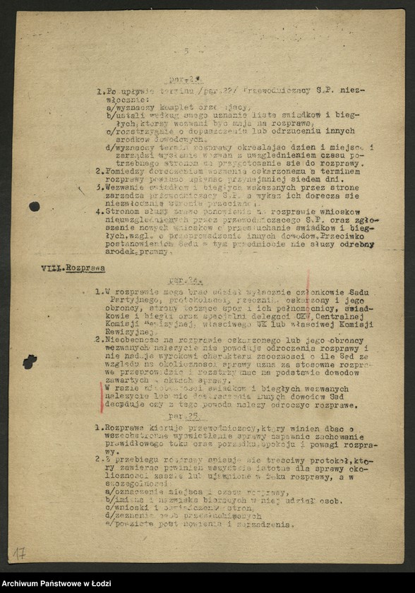 Obraz 16 z jednostki "Regulaminy Rzecznika oraz Komisji Kontroli Partyjnej i Sądu Partyjnego"