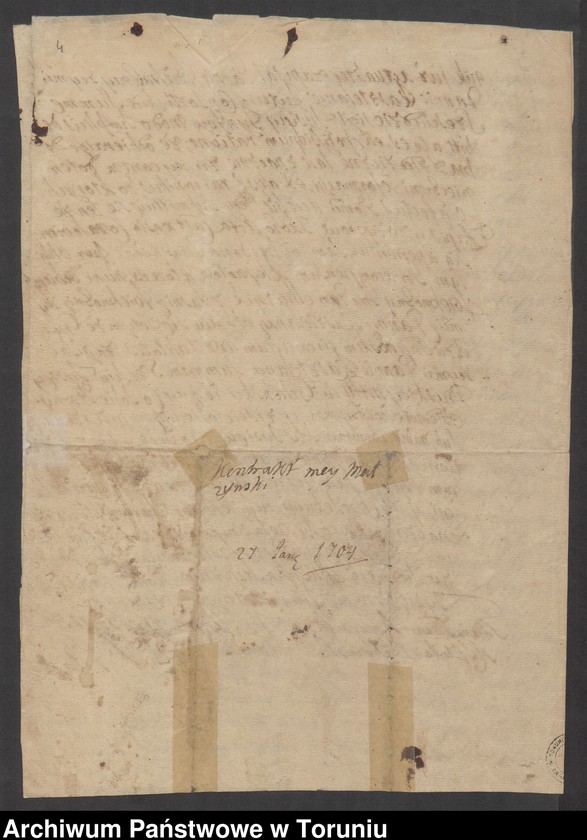 image.from.unit.number "[Walerian Kruszyński i Teresa z Konopackich. Umowy i intercyzy małżeńskie - również dzieci, testamenty obojga, korespondencja, pozwy, wyciągi z ksiąg sądowych, kopie przywilejów Jana III]"