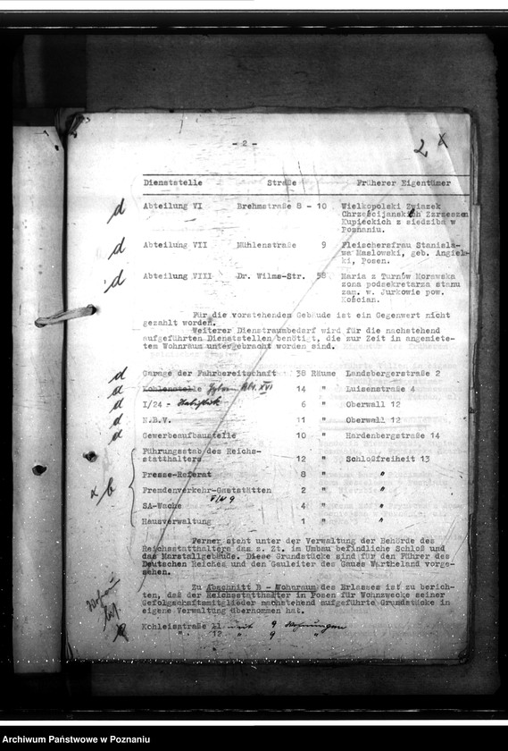 Obraz 6 z jednostki "Dienst- und Wohnraumzuteilung für die Behörden und Beamten"