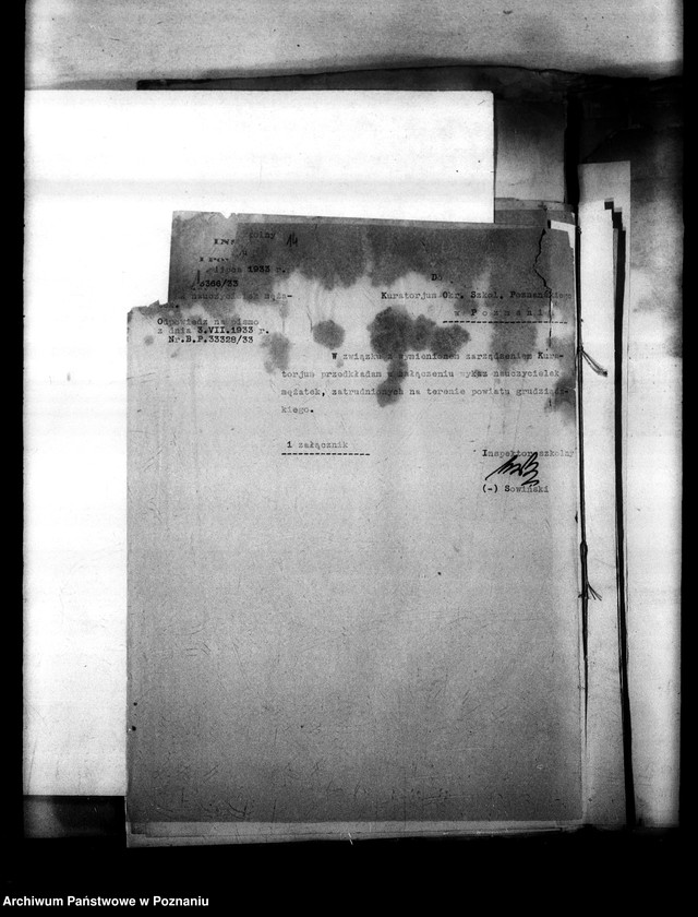 Obraz 18 z jednostki "[Nauczycielki mężatki - wykazy danych o zatrudnionych mężatkach w szkolnictwie]"