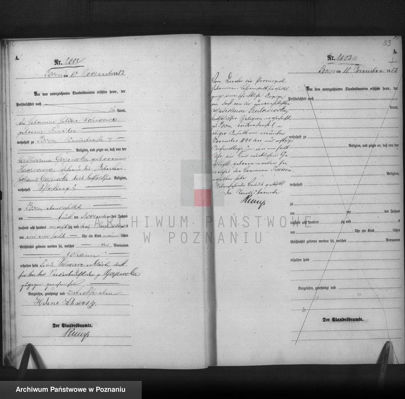 Obraz 18 z jednostki "Księga urodzeń t. V"