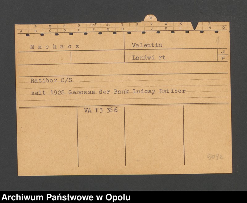 Obraz 3 z jednostki "[Machacz Valentin, Ratibor]"