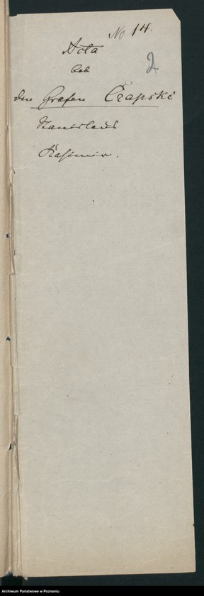 Obraz 5 z jednostki "A. betr. die Familie Czapski"