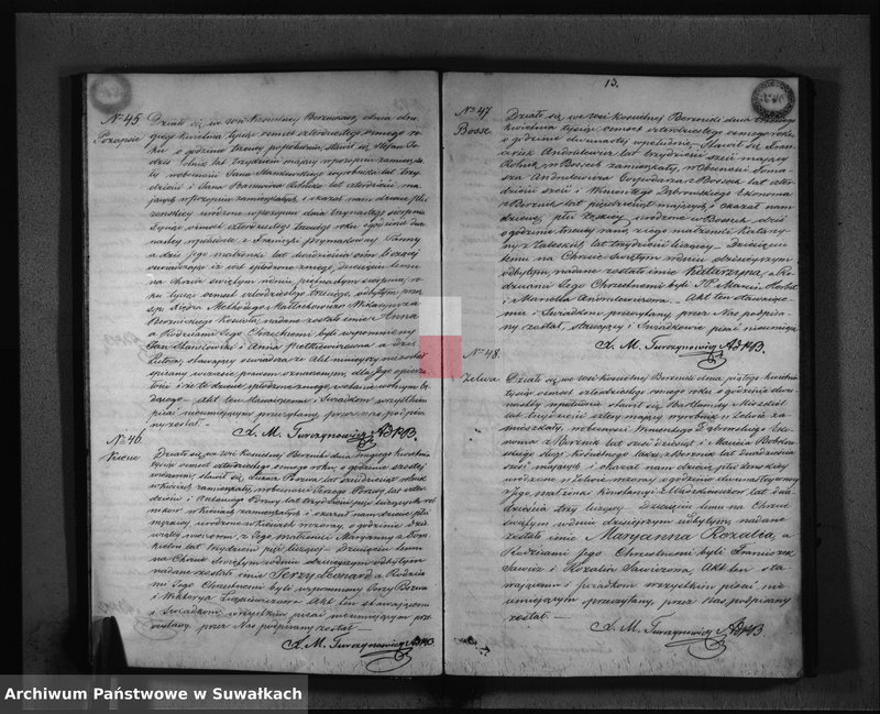 image.from.unit.number "Księga Duplikat Parafii Berznickiey z R-u 1848"