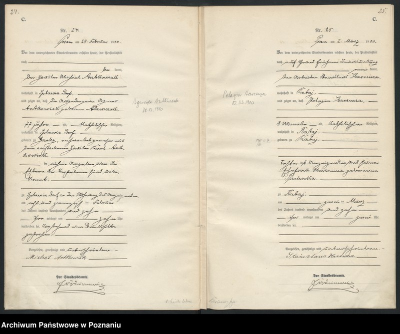 Obraz 15 z jednostki "Księga miejscowa zgonów [Rejestr główny zgonów]"