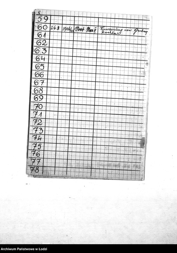 Obraz 11 z jednostki "Flurwache. Korrespondenz [Dziennik podawczy straży]"