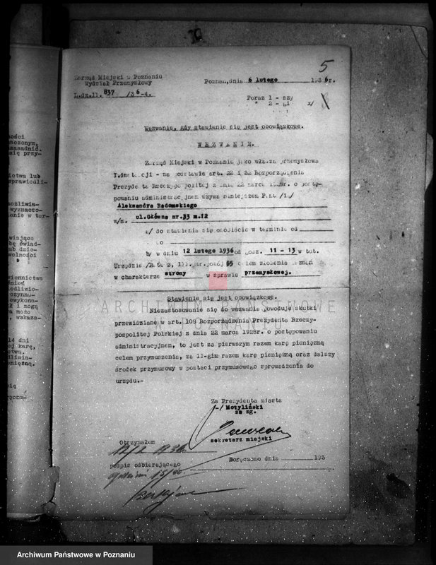 Obraz 9 z jednostki "Urządzenie zakładu odlewni żelaza przy ul. Głównej 33 A. Radomskiego"