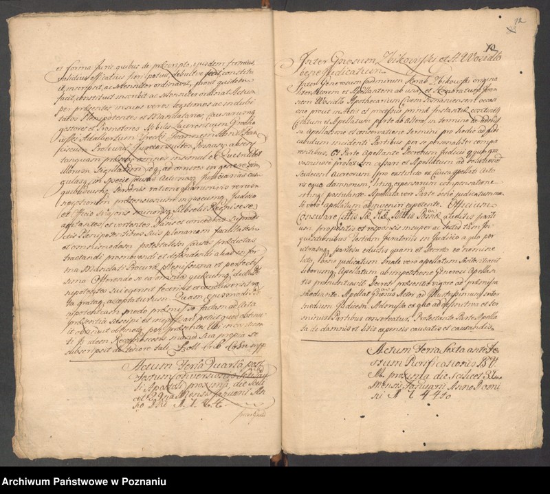 Obraz 13 z jednostki "Prothocollum officii consularis civitatis Posnaniae."