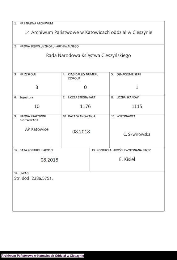 image.from.unit.number "[Korespondencja Rady Narodowej Księstwa Cieszyńskiego]"