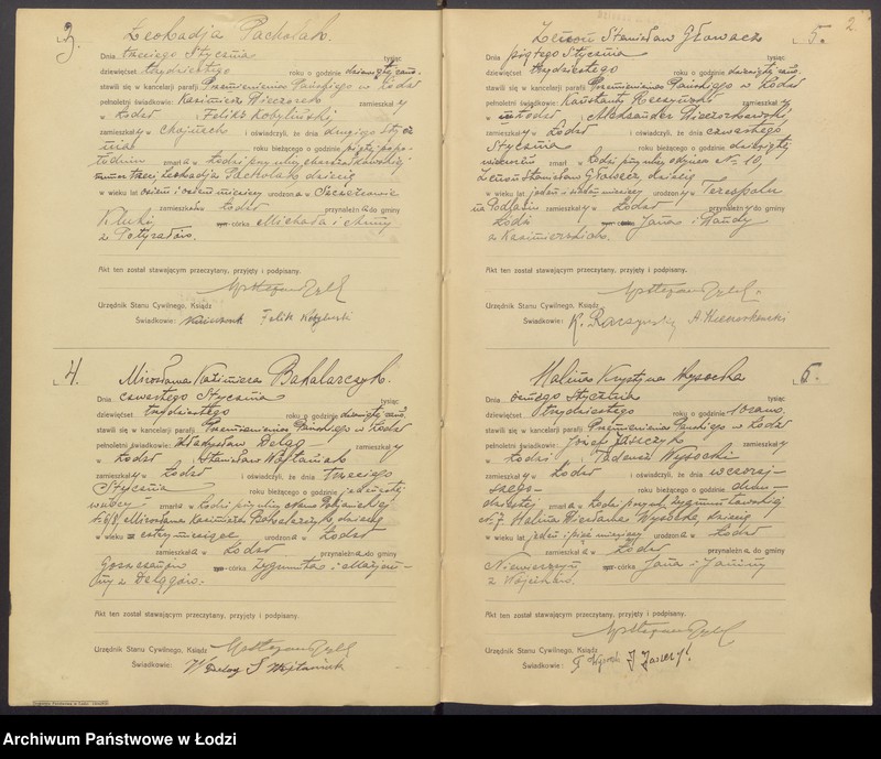 Obraz 4 z jednostki "Akta zgonów"