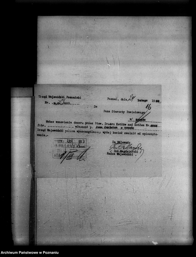 Obraz 20 z jednostki "Stolarnia i budownictwo J. Janietza nr woj. 2501"