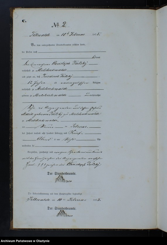 image.from.unit.number "Sterbe-Neben-Register Nr 1 - 19"