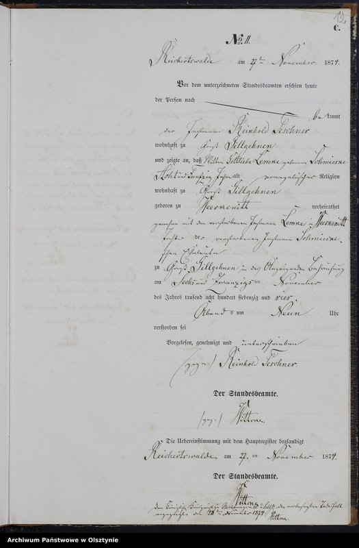 image.from.unit.number "Sterbe-Neben-Register Nr 1 - 14"
