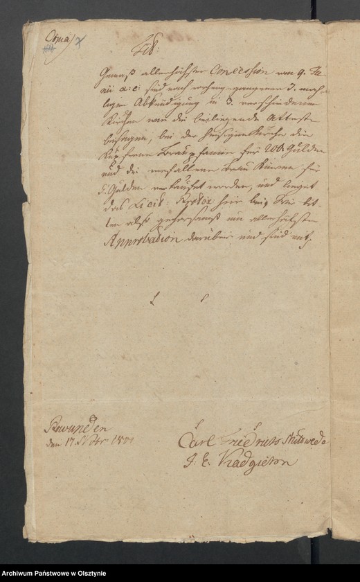 image.from.unit.number "Den Verkauf einer Brau Pfanne und zweier Brau Küwen bei der Kirche in Powanden"