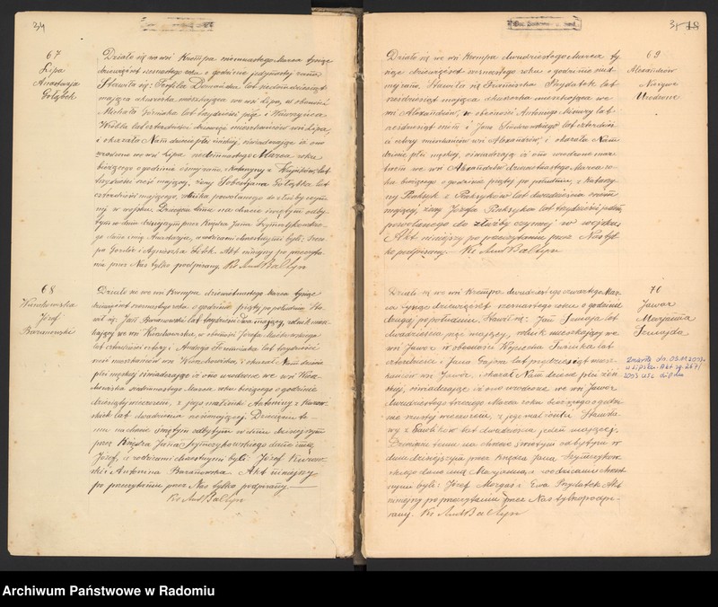 image.from.unit.number "[Duplikat akt urodzonych, zaślubionych i zmarłych parafii Krępa za 1916 r.]"