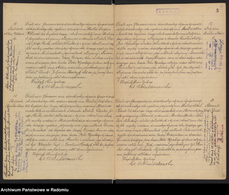 image.from.unit.number "Urząd Stanu Cywilnego w Głowaczowie Akta urodzeń, małżeństw, zgonów 1919 rok"